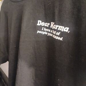 Authentic Vintage Black Graphic T-Shirt with White Text